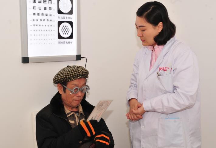老花鏡多年不換危害大，佩戴前要做專業(yè)檢查
